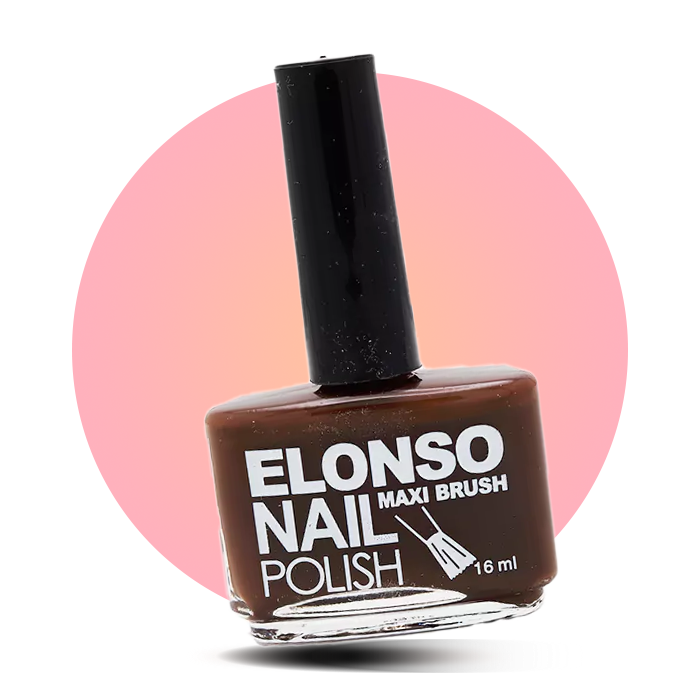 لاک پایه رنگ قهوه ای