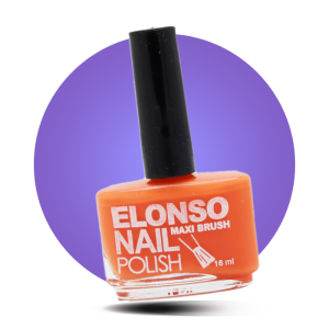 لاک پایه رنگ نارنجی