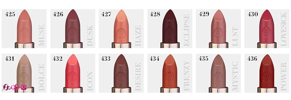 رنگ های رژ لب پیپا