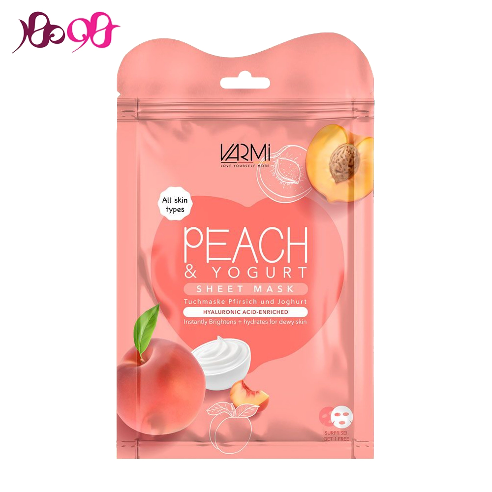 varmi-peach-sheet-mask
