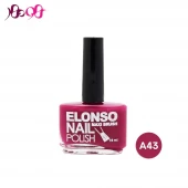 لاک ناخن الونسو شماره A43