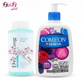شوینده پوست خشک کامان + هدیه: تونر درمالوگ