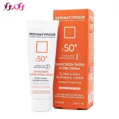 ضد آفتاب رنگی رز بژ پوست خشک و نرمال درماتيپيک - DERMATYPIQUE