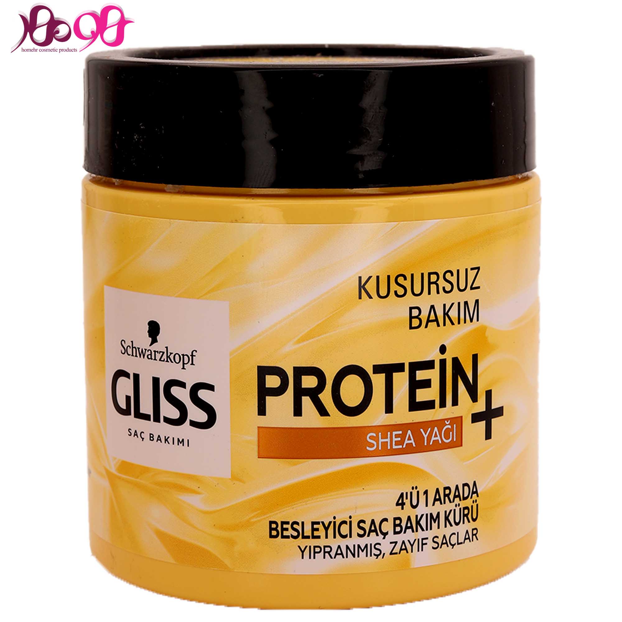 ماسک-مو-گلیس-پروتئین-+-Protein-زرد-مرطوب-کننده-حاوی-شی-باتر-gliss