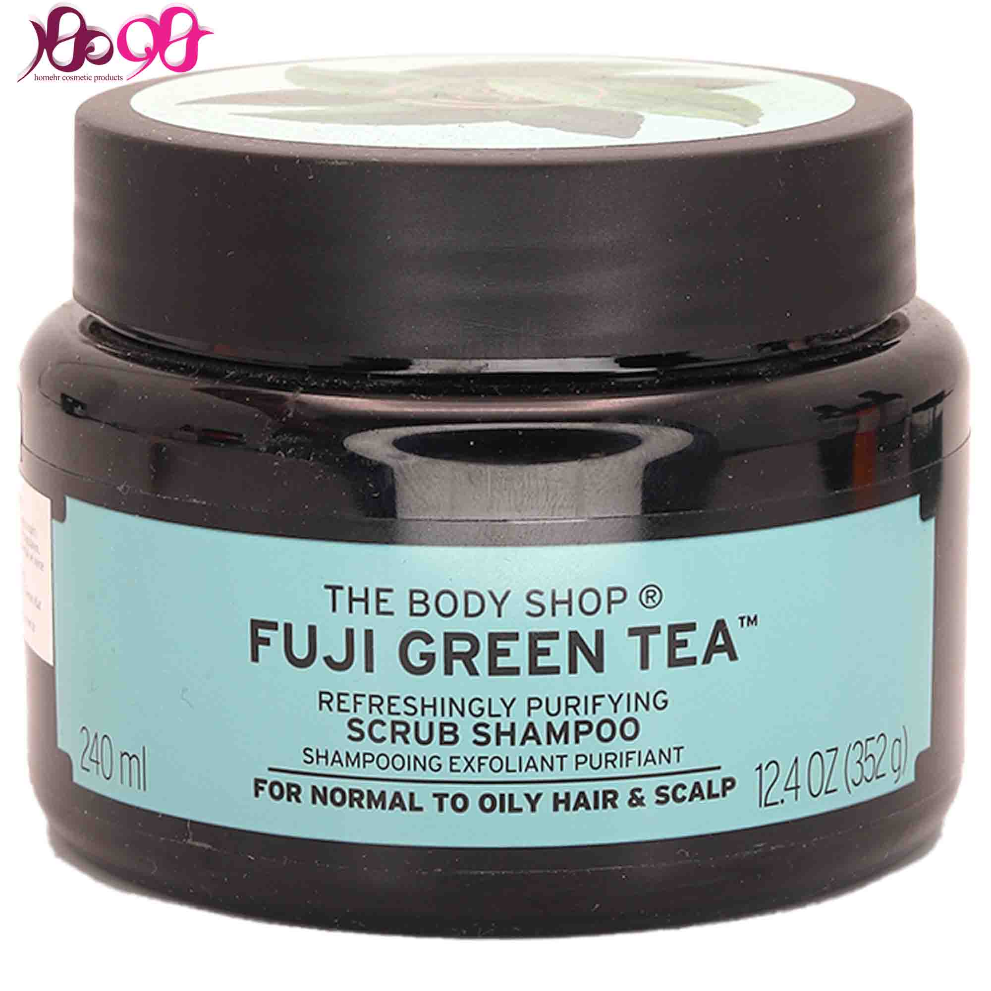 اسکراب-سر-عصاره-چای-fuji-green-tea-سبز-بادی-شاپ-240-میل-BODY-SHOP
