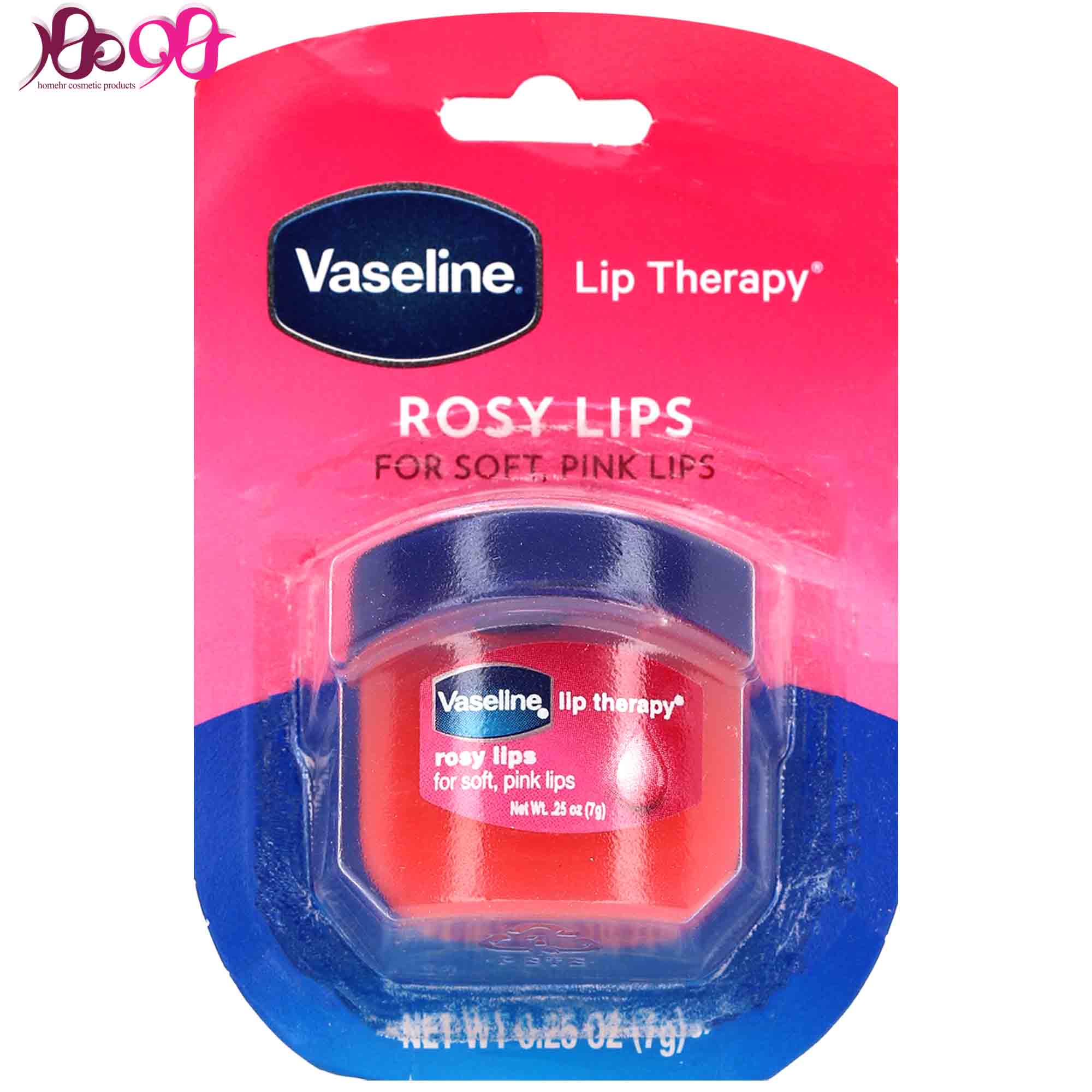 بالم-لب-کاسه-ای-مدل-rosy-lips-وازلین-vasline