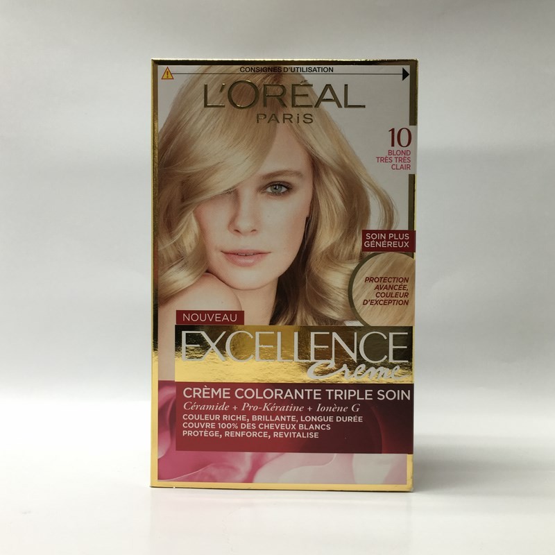 کیت رنگ مو اکسلانس بلوندخیلی روشن شماره 10 لورال محصولات - LOREAL