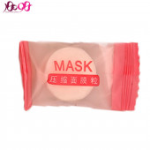 قرص ماسک صورت ورقه ای فشرده یکبار مصرف تک عددی Mingxier