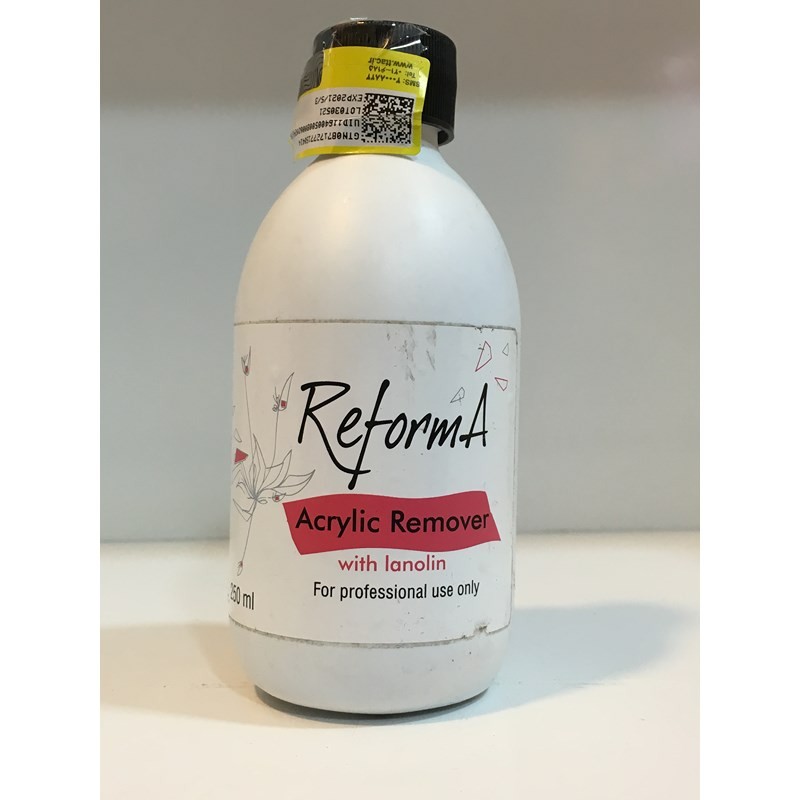 پاک کننده کاشت ناخن ( پاک کننده اکلیریک ) ریفورما acrylic remover 125ml ReformA