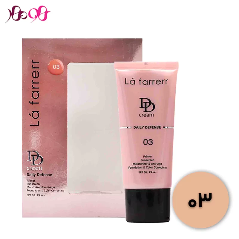 دی-دی-کرم-spf30-مدل-رز-طبيعی-شماره-03-لافارر-Lafarrerr-33ml