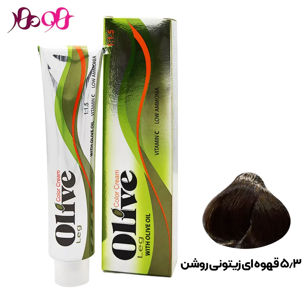 رنگ-مو-5-3-الیو-olive