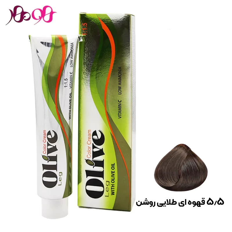 رنگ-مو-5-5-الیو-olive