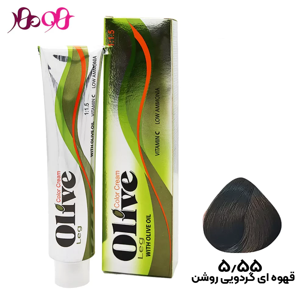 رنگ-مو-5-55-الیو-olive
