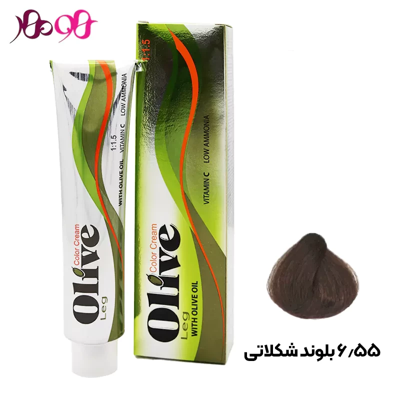 رنگ-مو-6-55-الیو-olive