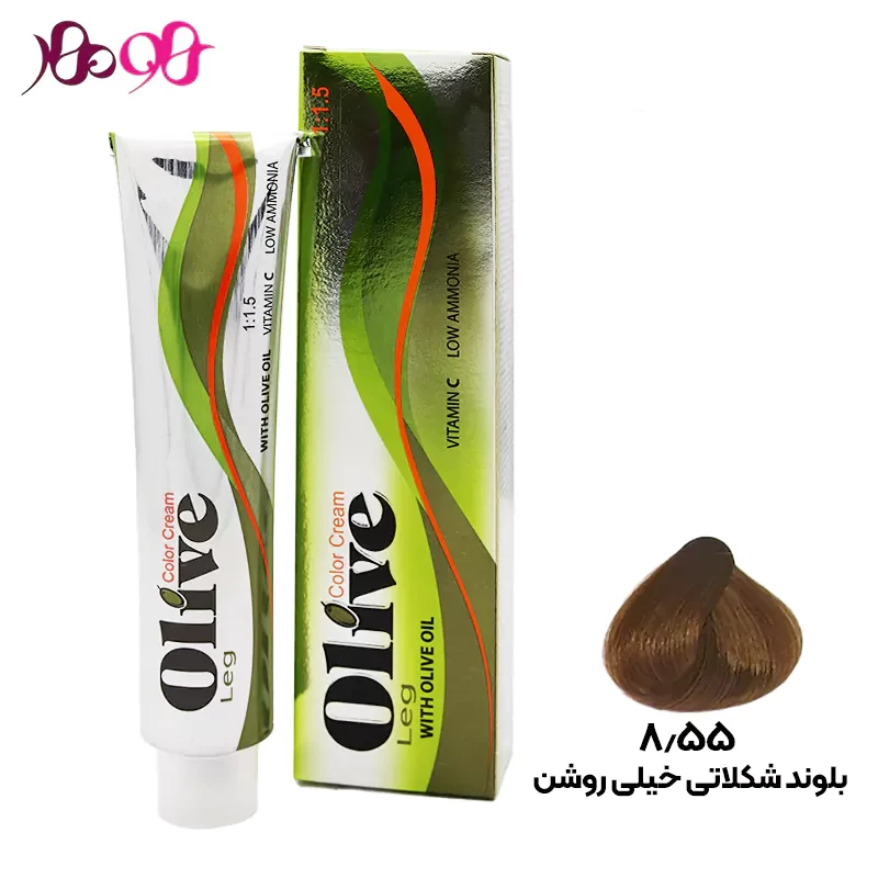 رنگ-مو-8-55-الیو-olive