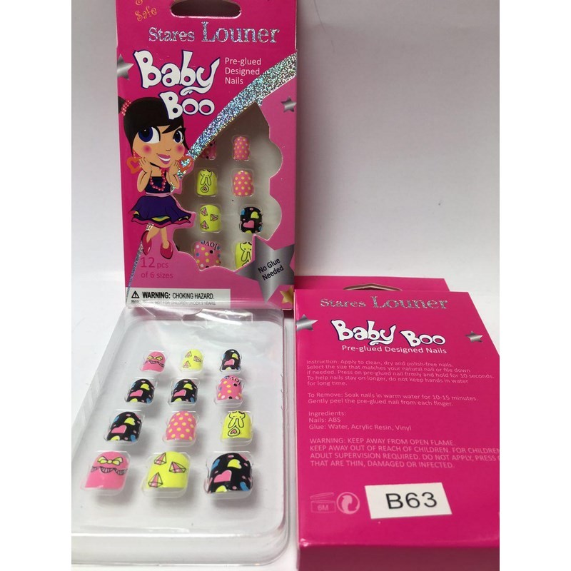 ناخن مصنوعی کوچک برای کودکان کد 5 - BABY BOO