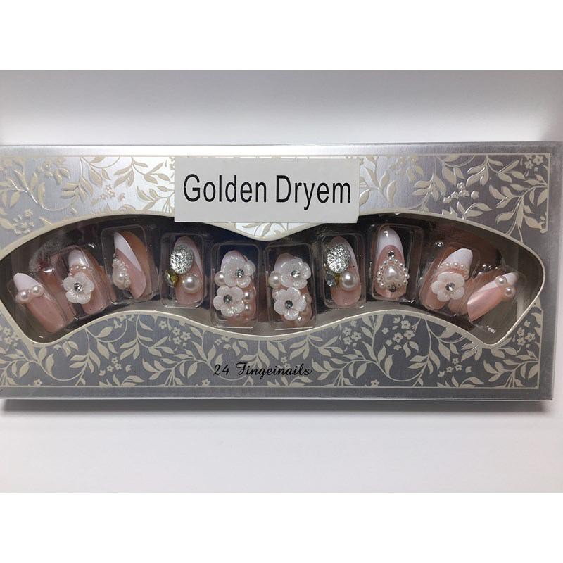 ناخن مصنوعی نگین دار - Golden Dryem