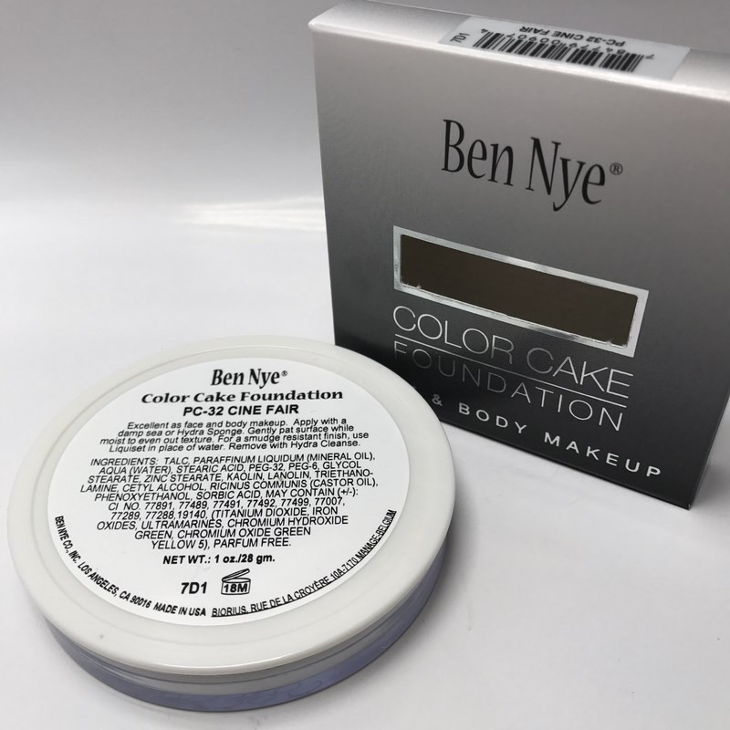 فن خشک 32 بن نای - color cake foundation Ben Nye