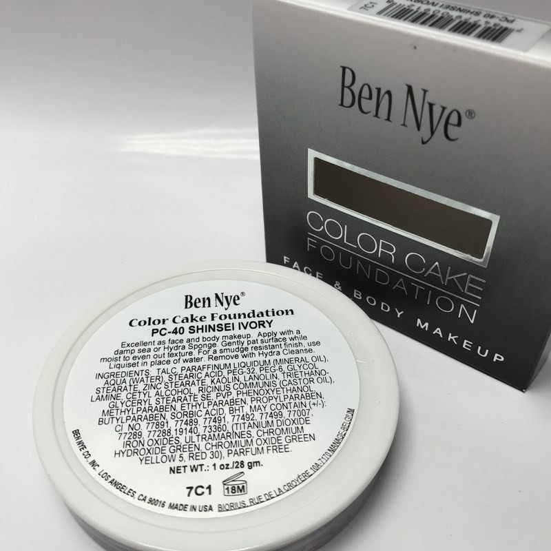 فن خشک 40 بن نای - color cake foundation Ben Nye