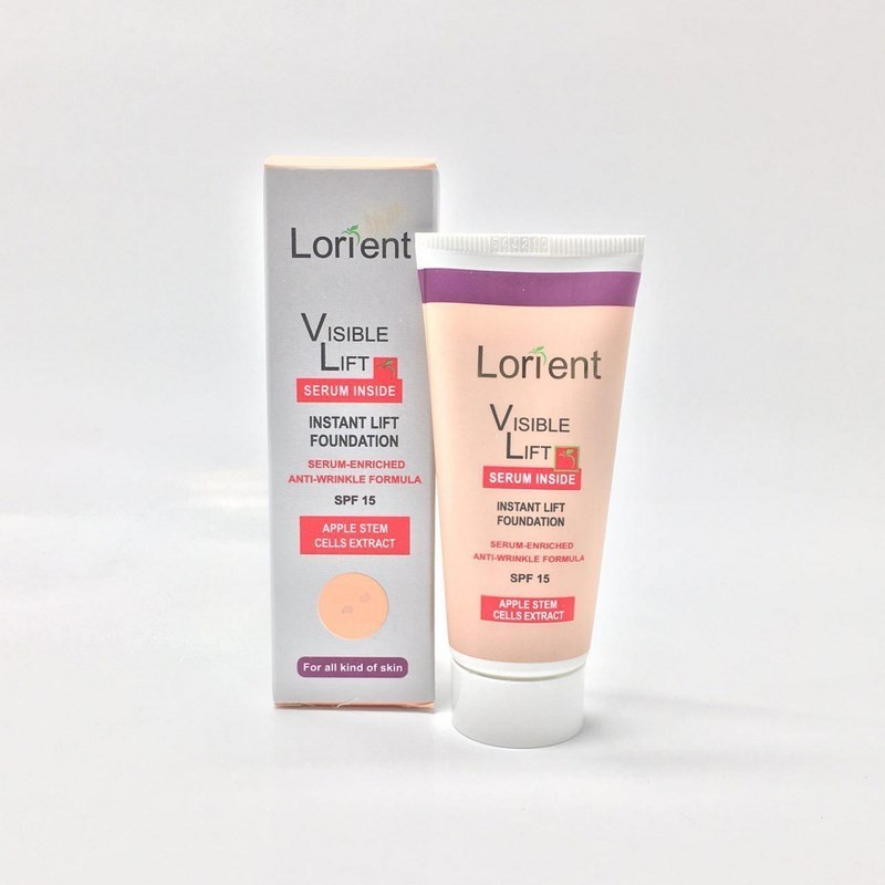 کرم پودر لورینت F2 حاوی ضد آفتاب - lorient