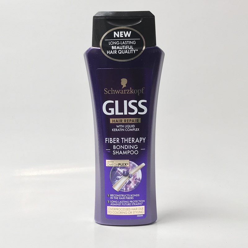 شامپو ترمیم کننده موهای نازک Fiber Therapy گلیس Gliss - 250ml