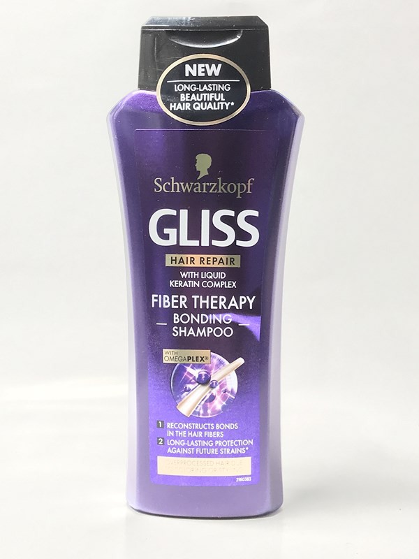 شامپو ترمیم کننده موهای نازک Fiber Therapy گلیس Gliss - 400ml