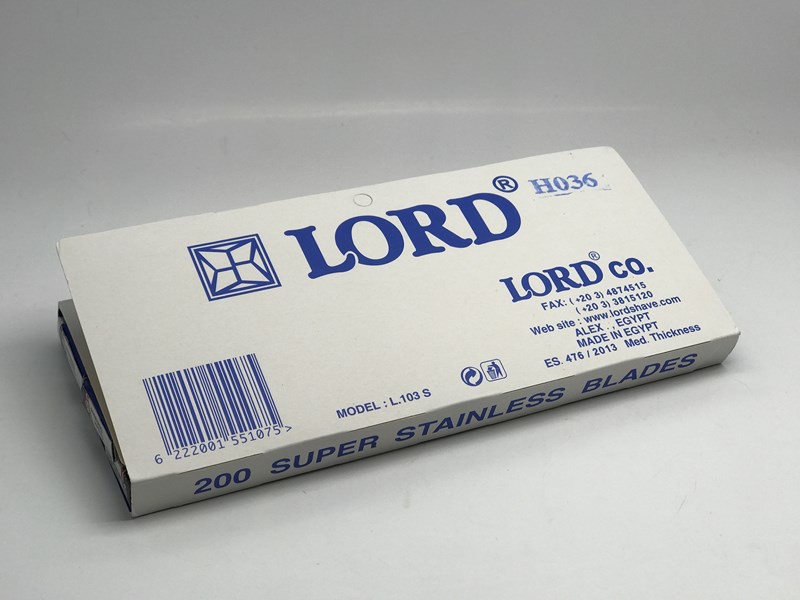 تیغ یدک سنتی لرد مدل L 103 S بسته 200 عددی - LORD