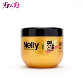 ماسک تثبیت کننده و تقویتی موهای رنگ شده طلا 24 عیار نلی - Nelly