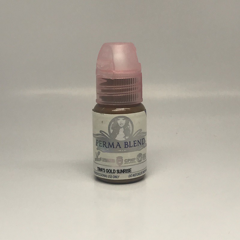 رنگ تاتو گلد سان رایز پرمابلند حجم 15 میل - PERMA BLEND TNAS GOLD SUNRISE