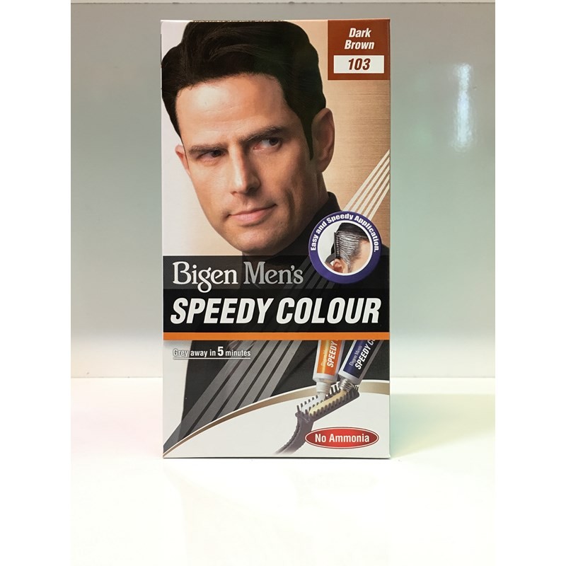 رنگ موی قهوه ای  تیره اسپید کالر 103 بیگن محصولات - BIGEN Mens
