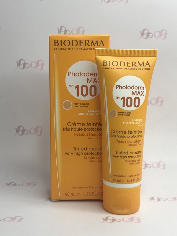 کرم ضد آفتاب رنگی بایودرما SPF100 مدل فتودرم مکس حجم 40 میل - BIODERMA