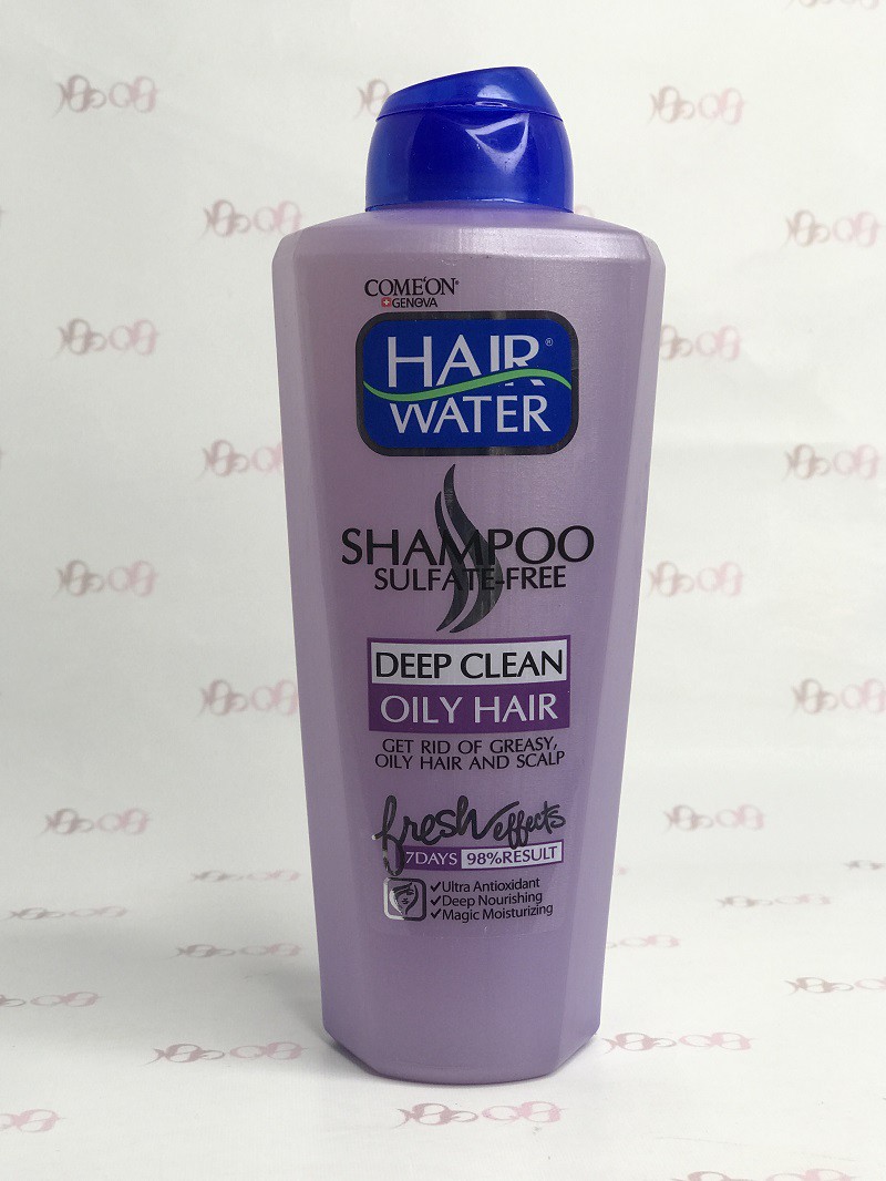 شامپو فاقد سولفات  مناسب موهای چرب  مدل Hair Water  کامان  400 میل - Comeon