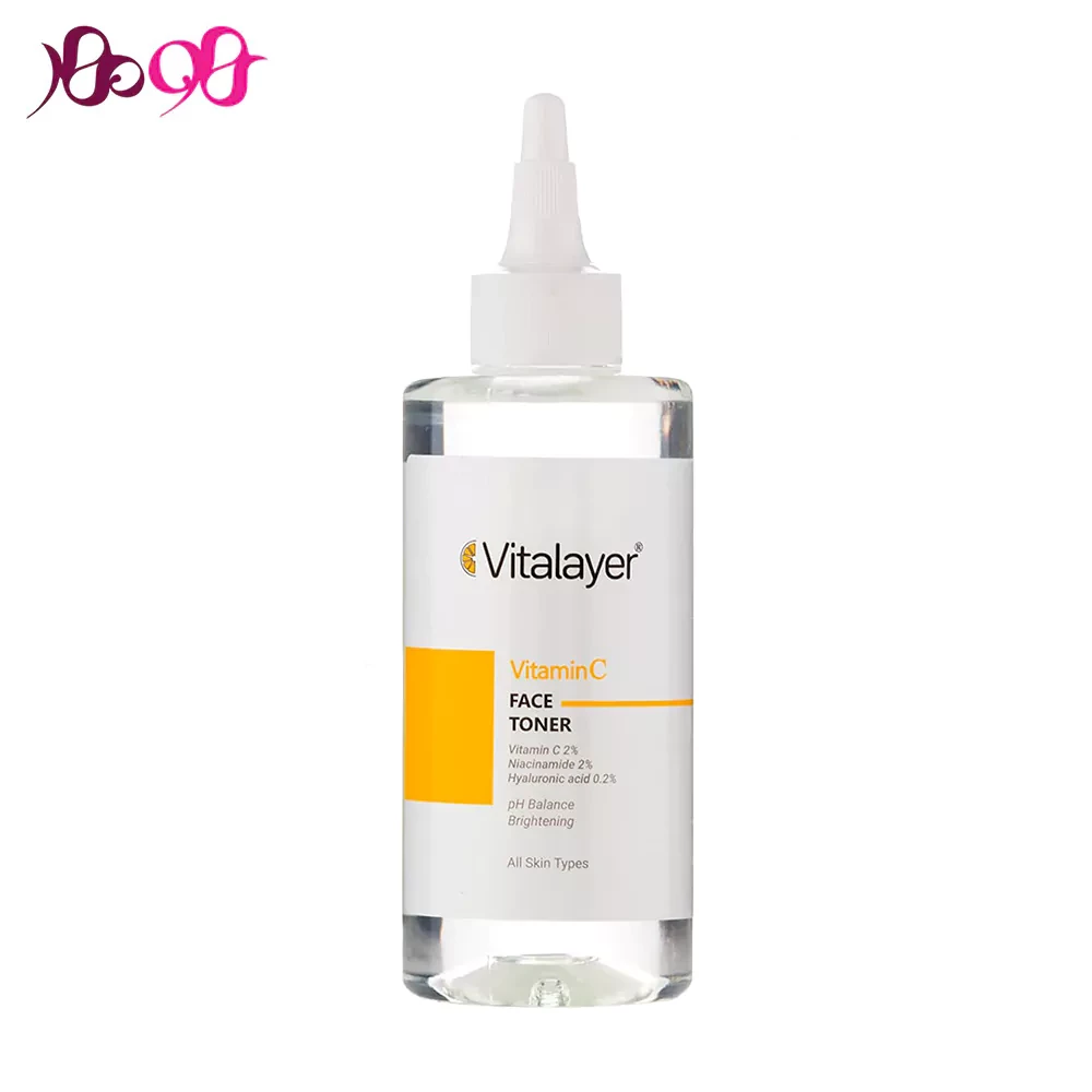 تونر-صورت-ویتامین-سی-ویتالیر-200-میل-vitalayer