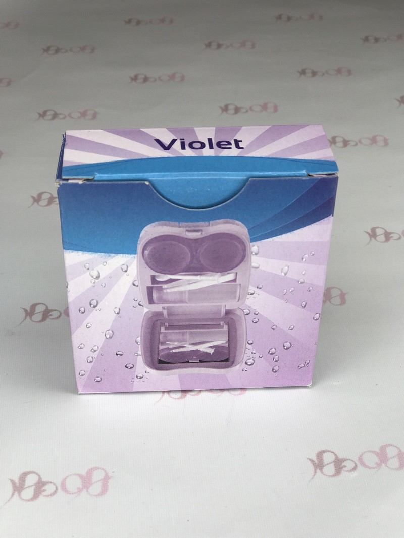 محفظه نگهداری لنز مدل 5 تکه ویولت - Violet