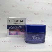 کرم روشن کننده شب لورال مدل White Perfect Night Cream حجم 50 میل - L’Oréal