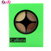 سایه چشم چهارتایی کالیستا مدل Eyeshadow design E24 حجم 4 گرم - Calista