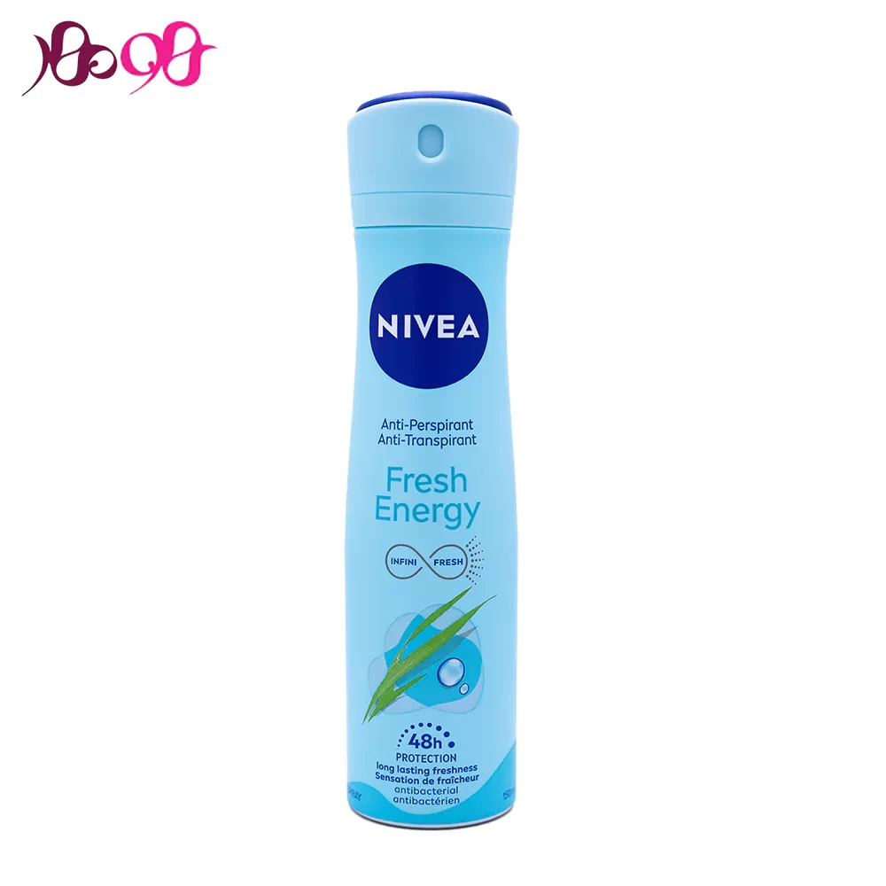 اسپری-ضد-تعریق-زنانه-نیوآ-مدل-fresh-energy-حجم-150-میل-nivea