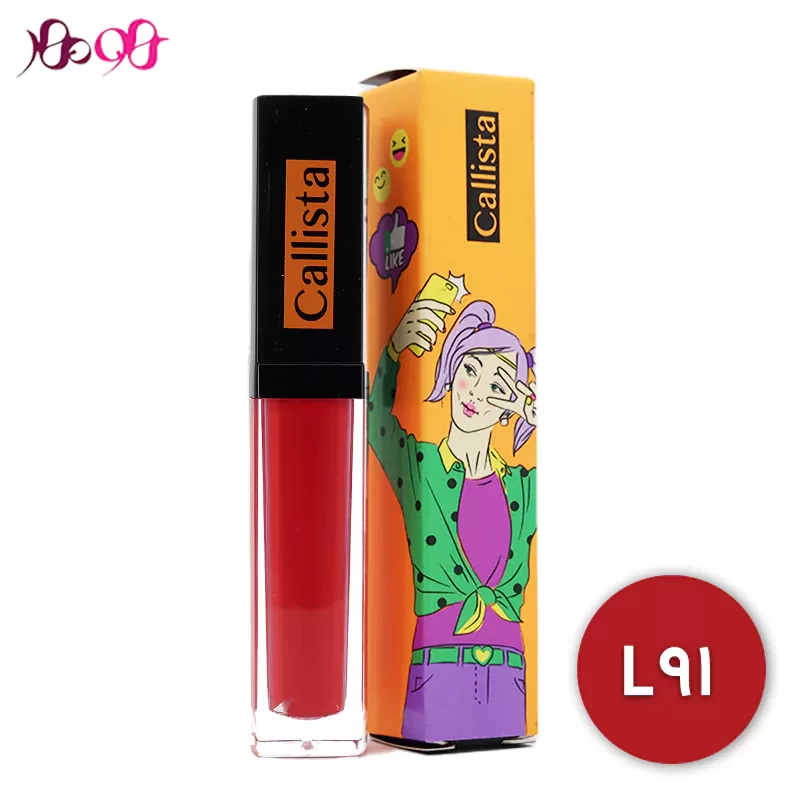رژ-لب-مایع-کالیستا-مدل-Satin-Matt-رنگ-Callista---L91 رژ-لب-مایع-کالیستا-مدل-Satin-Matt-رنگ-Callista---L91