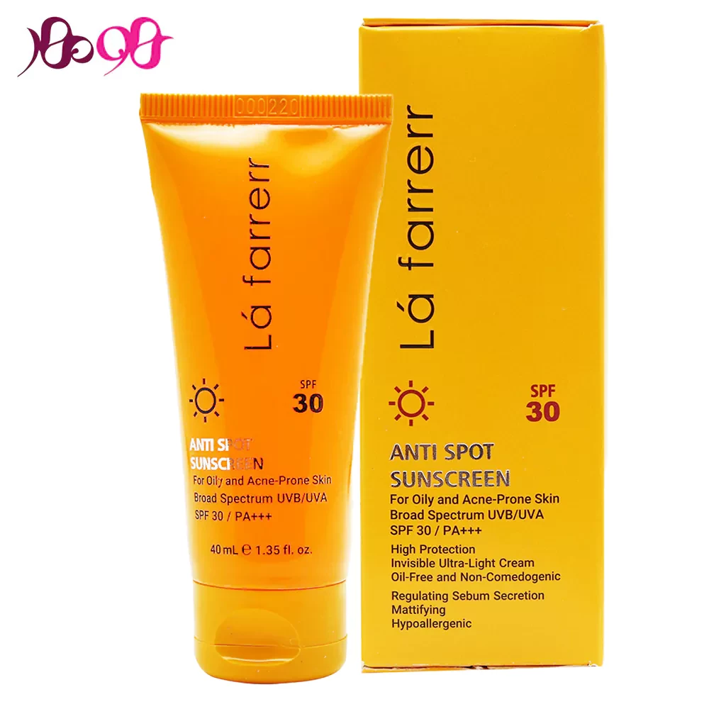 کرم-ضد-آفتاب-بی-رنگ-لافارر-(ضد-لک-برای-پوست-های-چرب-SPF30)