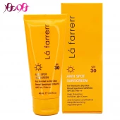 کرم ضد آفتاب بی رنگ پوست خشک و نرمال لافارر SPF30