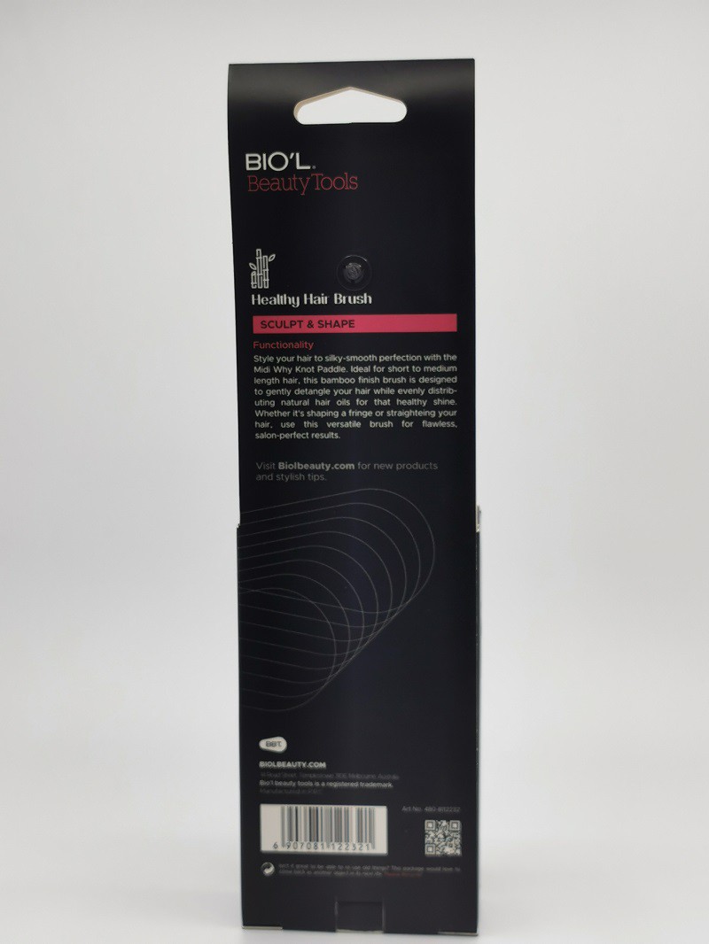 برس مو مستطیل بیول چوب بامبو - Biol برس مو مستطیل بیول چوب بامبو - Biol