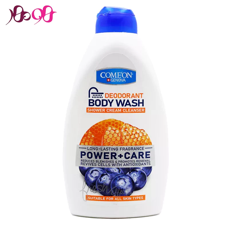 شامپو-بدن-کامان-مدل-power-care-حجم-510-میل-comeon