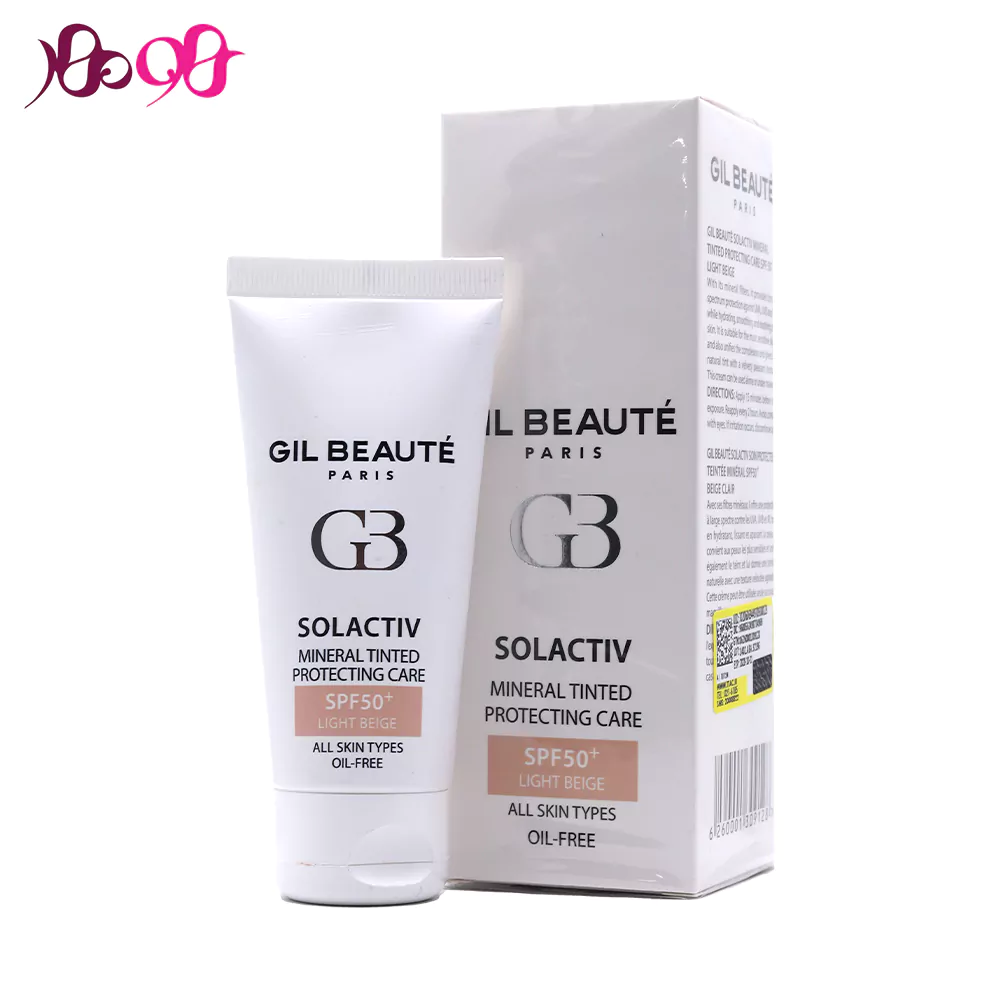 کرم-ضد-آفتاب-رنگی-و-بدون-چربی-بژ-روشن-با-SPF50-ژیل-بوته---GIL-Beaute