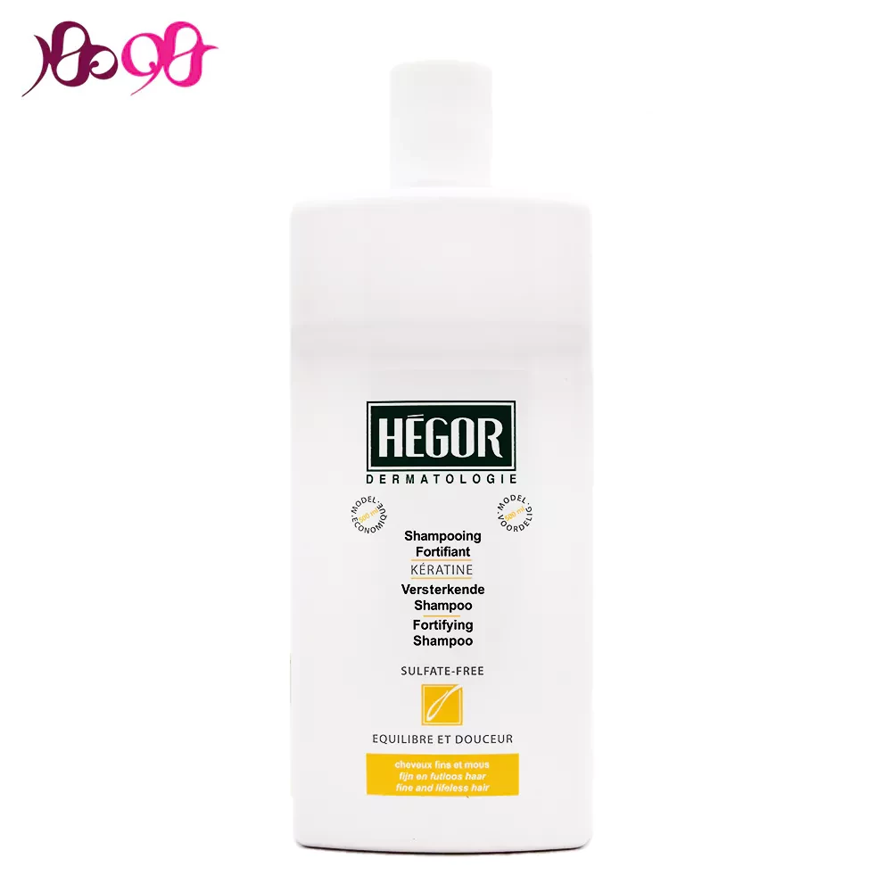 شامپو-تقویت-کننده-کراتین-مناسب-موهای-نازک،-شکننده-و-آسیب-دیده-هگور-HEGOR