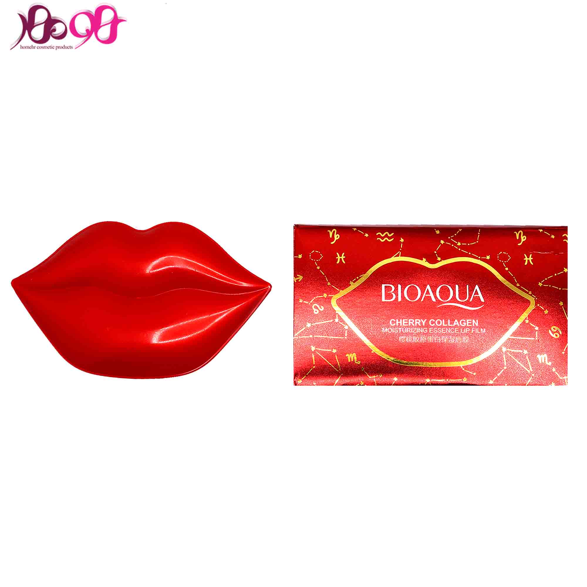 ماسک-لب-مدل-cherry-collagen-بيوآکوا-BIOAOUA