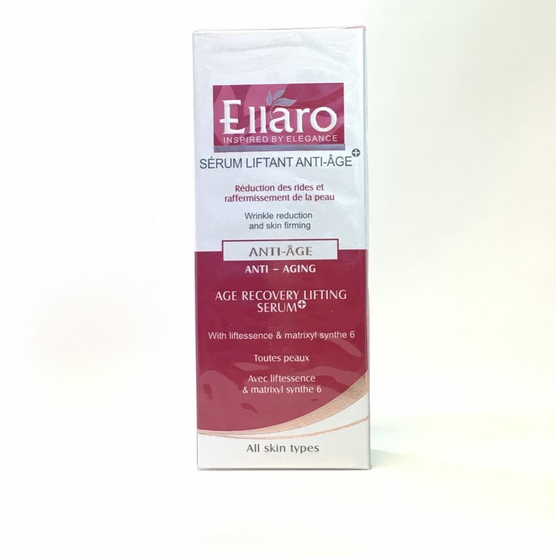 ایج ریکاوری سرم پلاس(ضد چروک با خاصیت لیفتینگ قوی)30ml  الارو محصولات - Ellaro