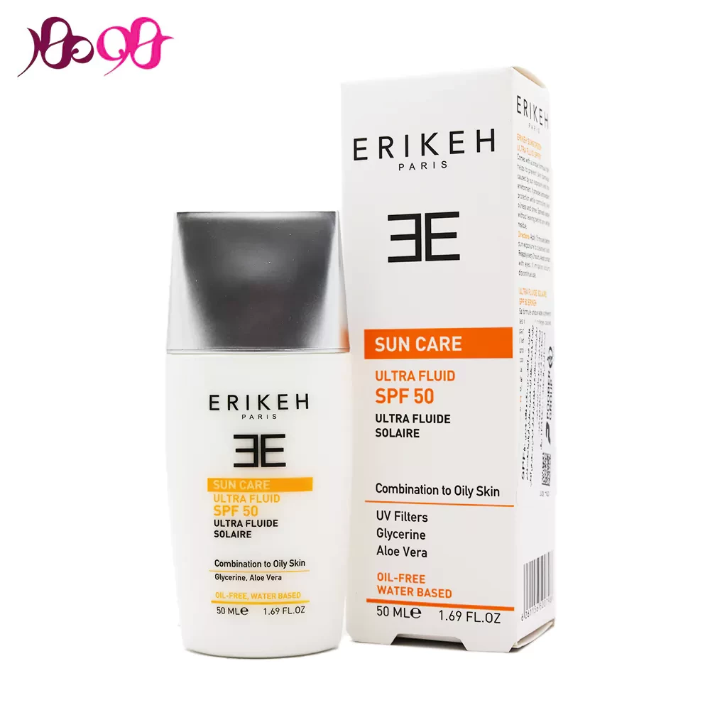 ضد-آفتاب-فلوییدی-بی-رنگ-اریکه-برای-پوست-های-چرب-و-مختلط-(فاقد-چربی)